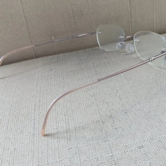 Airlock Eyeglasses Frame RImless Eyewear Glasses FOREVER 51[]18 135 - Picture 3 of 11